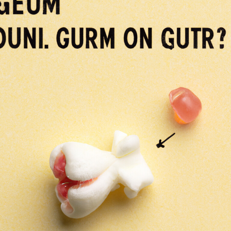 how to get popcorn kernel out of gums