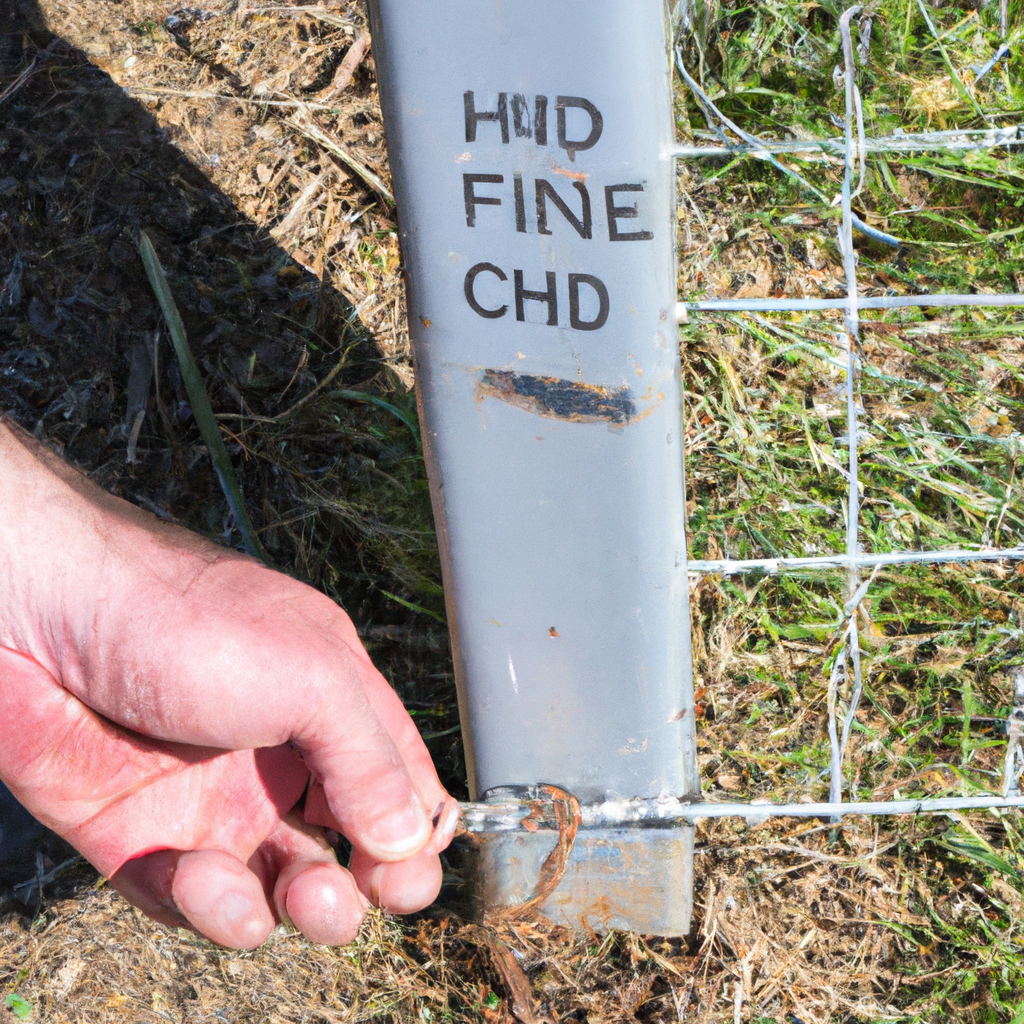 how to remove a chain link fence post