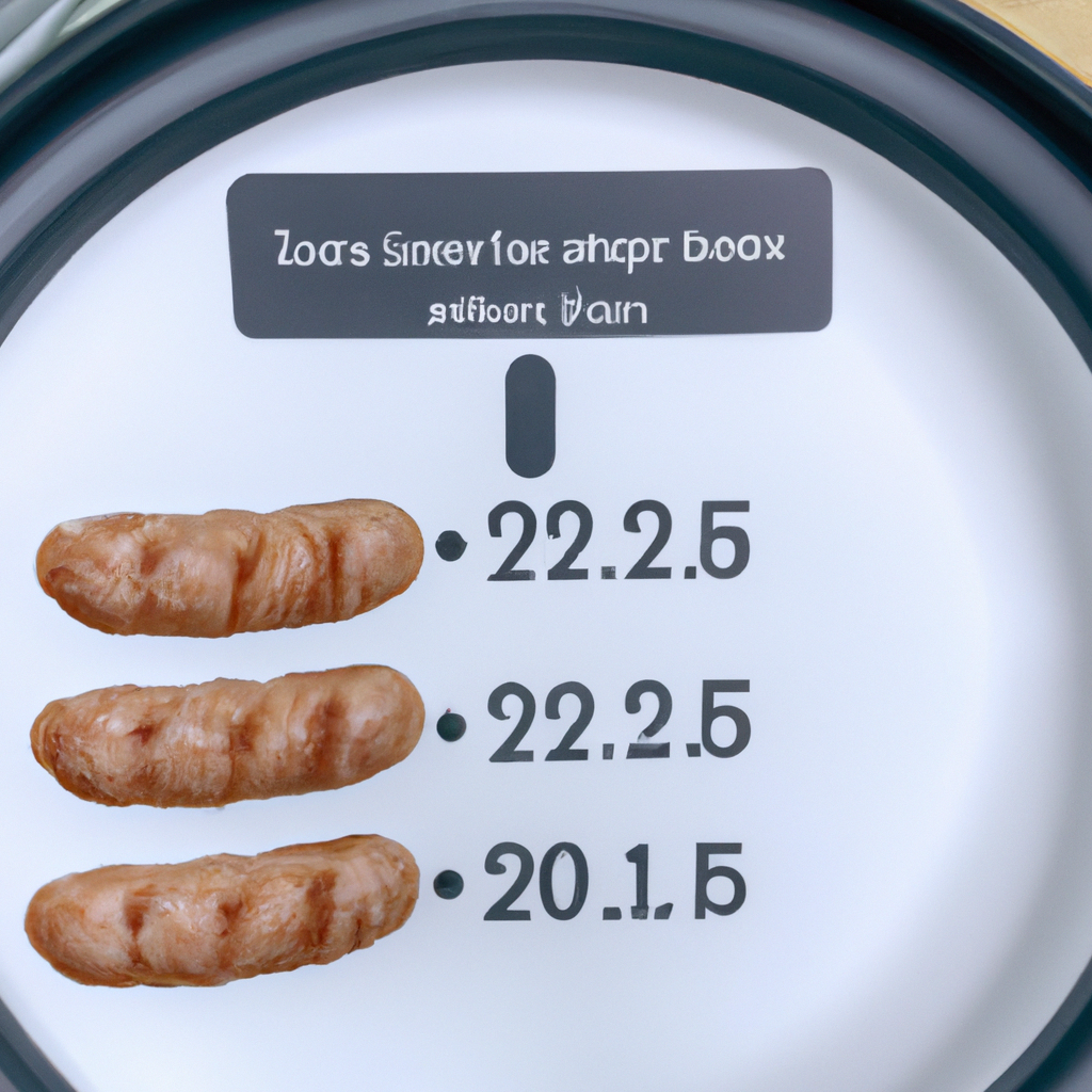 how long to cook chicken sausages in air fryer