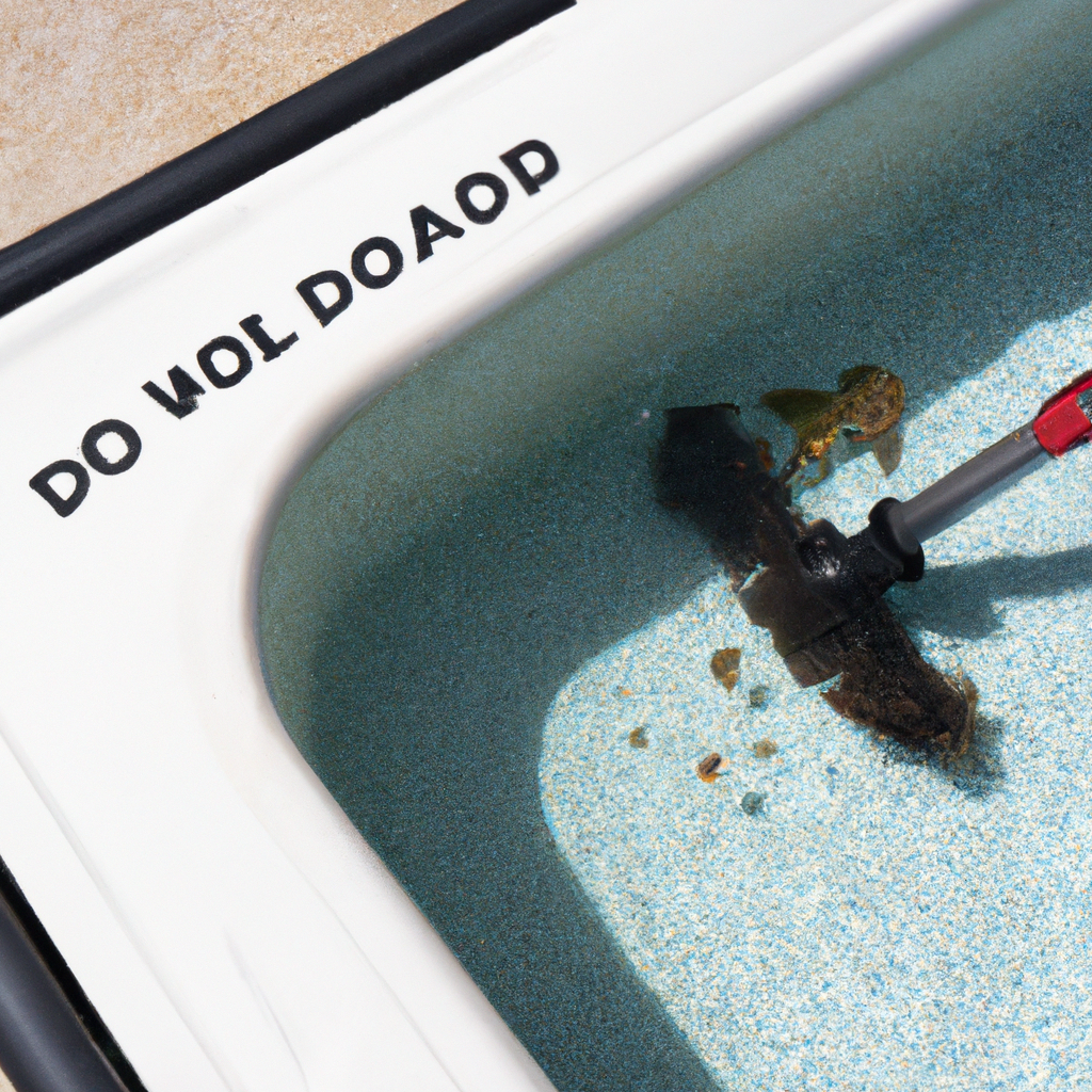 how to remove dead algae from pool without a vacuum
