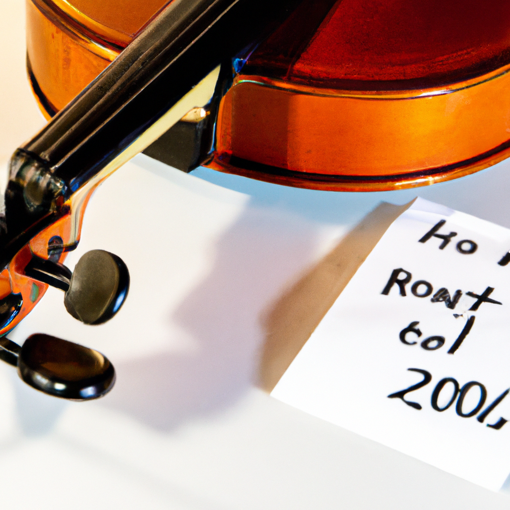 how much does it cost to rent a violin