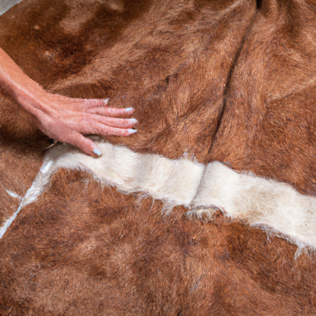 how to clean cowhide rugs