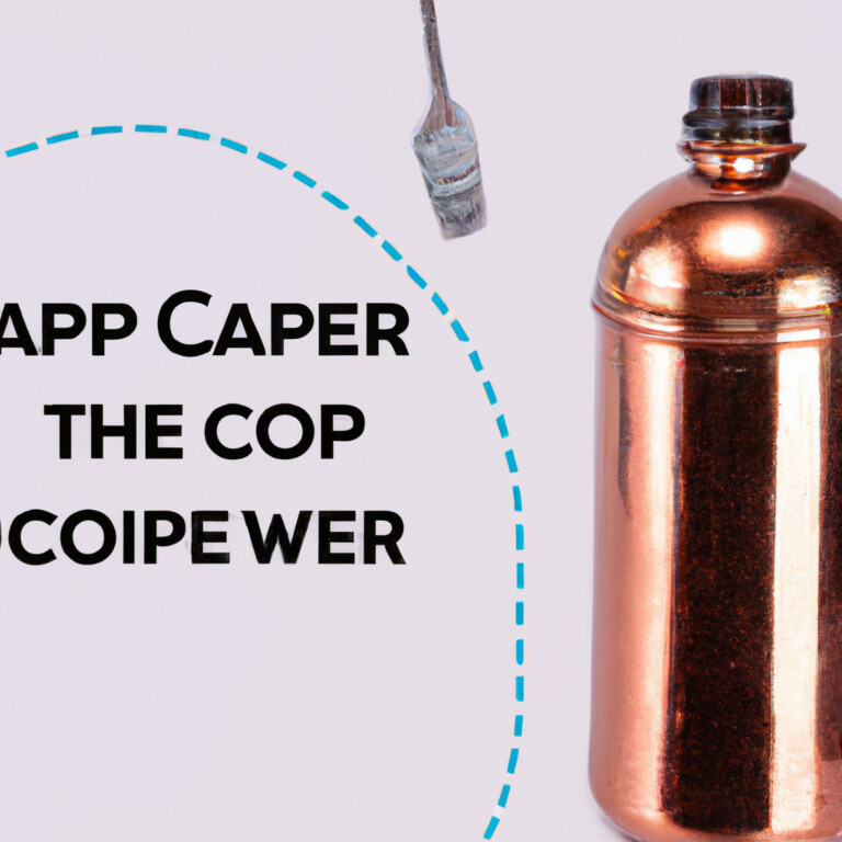 how to clean copper water bottle