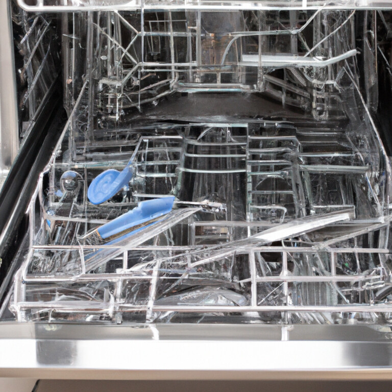how to clean ge dishwasher