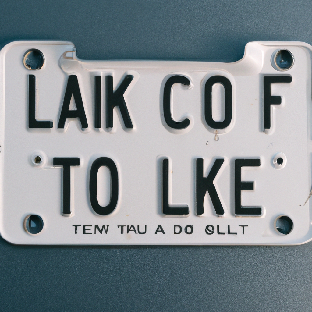 how to take off license plate