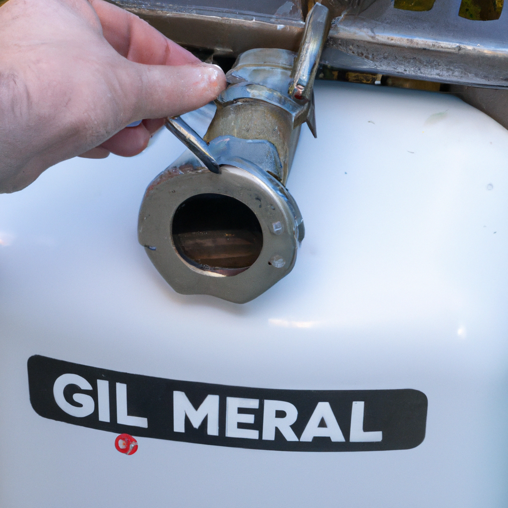 how to remove a propane tank from a grill