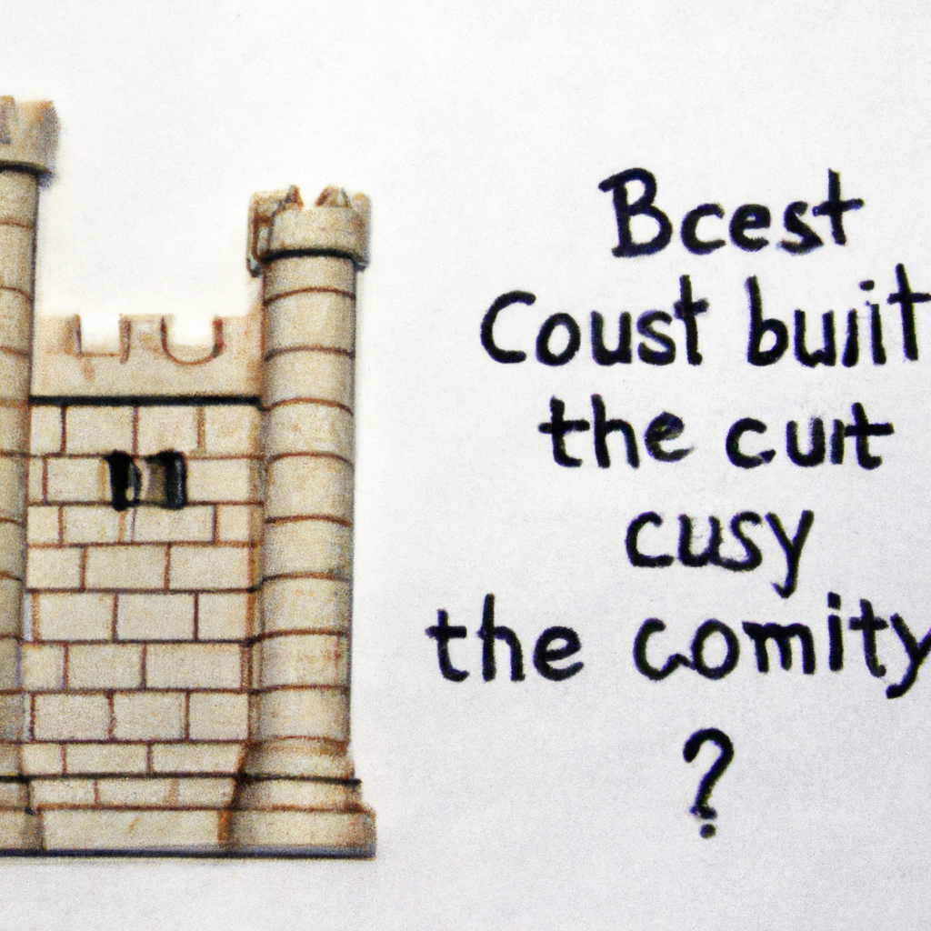 how much would it cost to build a castle