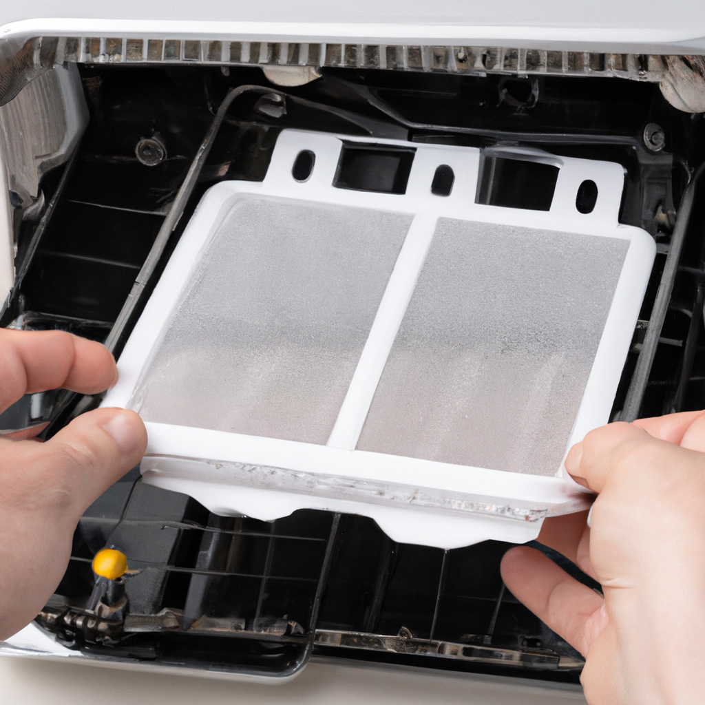 how to change air filter in lg refrigerator