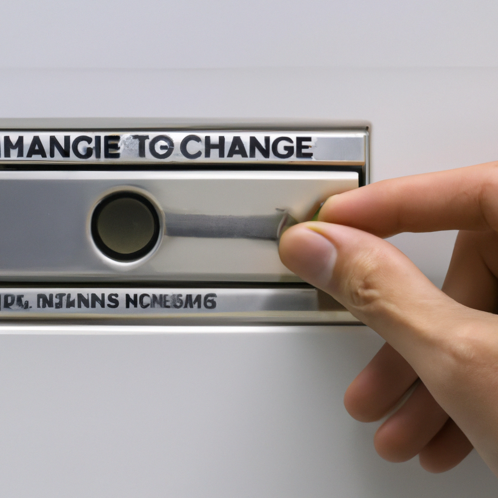 how to open a change machine without key