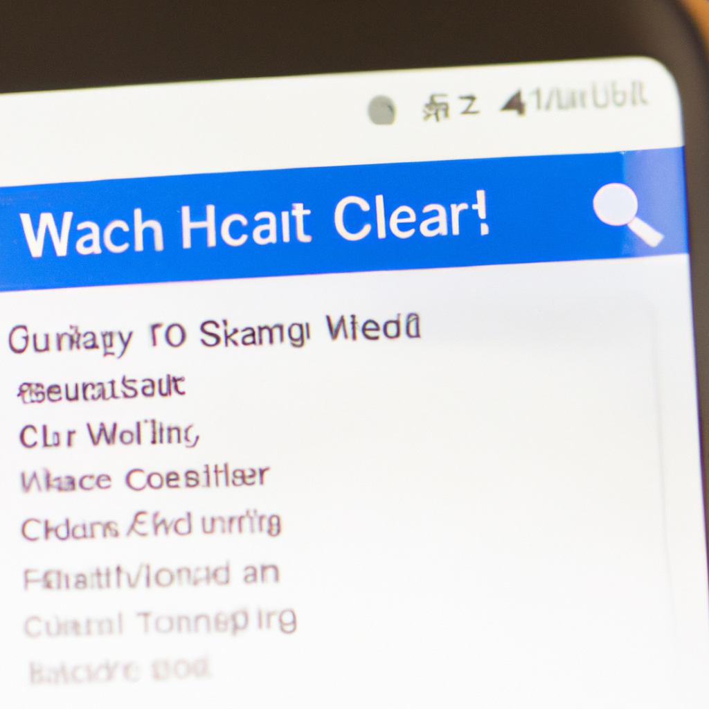 how to clear search history on walmart app